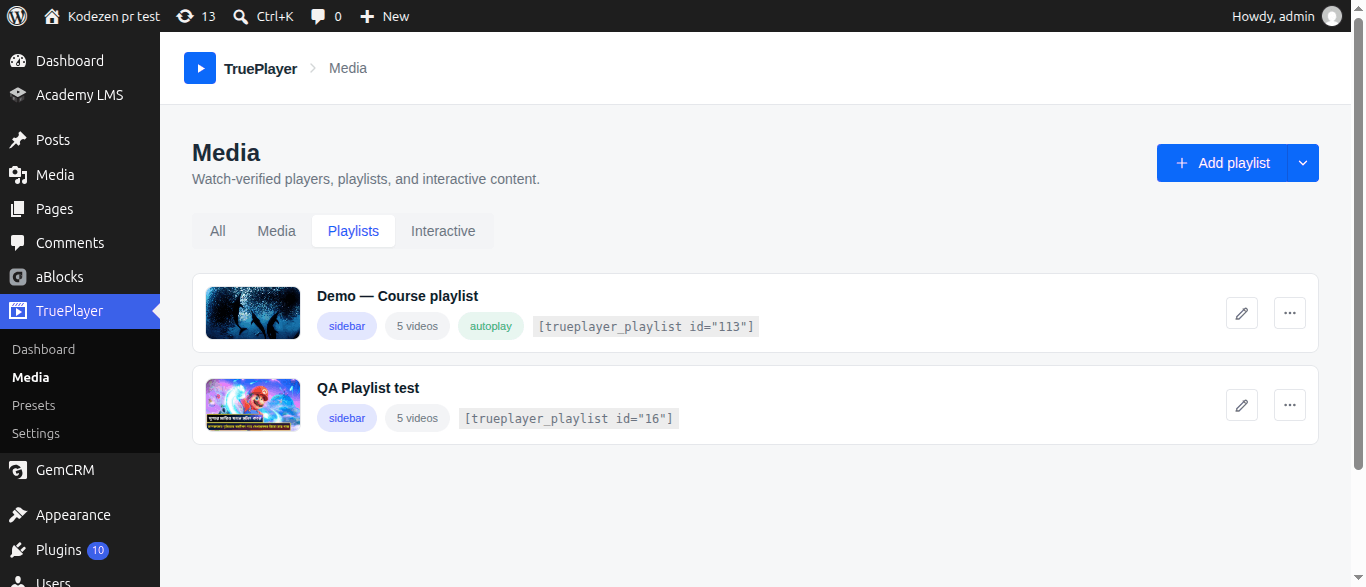 TruePlayer Media