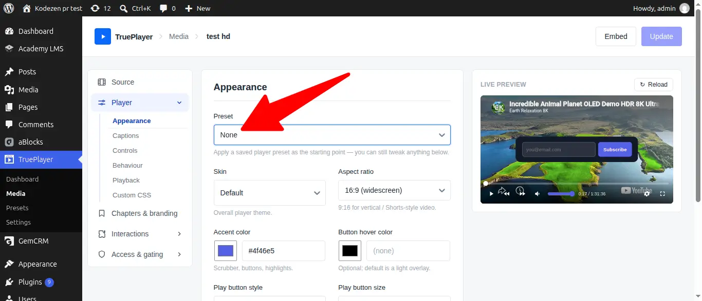 Appearance Appearance